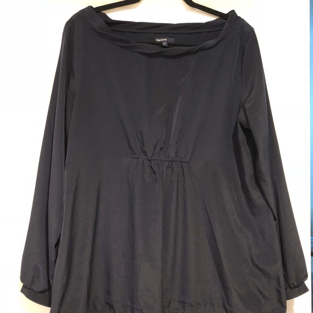 Gap Maternity Navy Long Sleeved Shirt